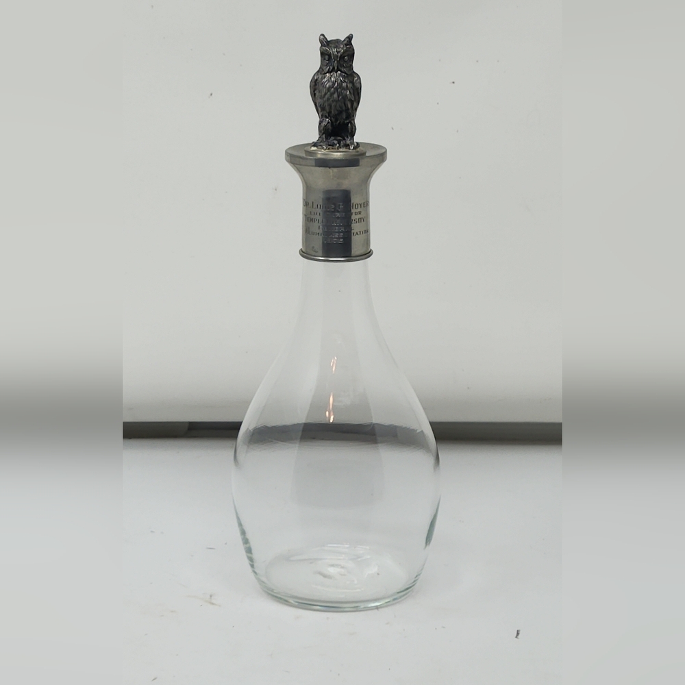 1975 Temple University 🦉Owls Dedicated Decanter